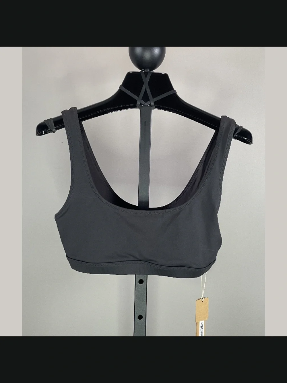 NEW Skims Swim Top Womens Medium black bikini beach summer